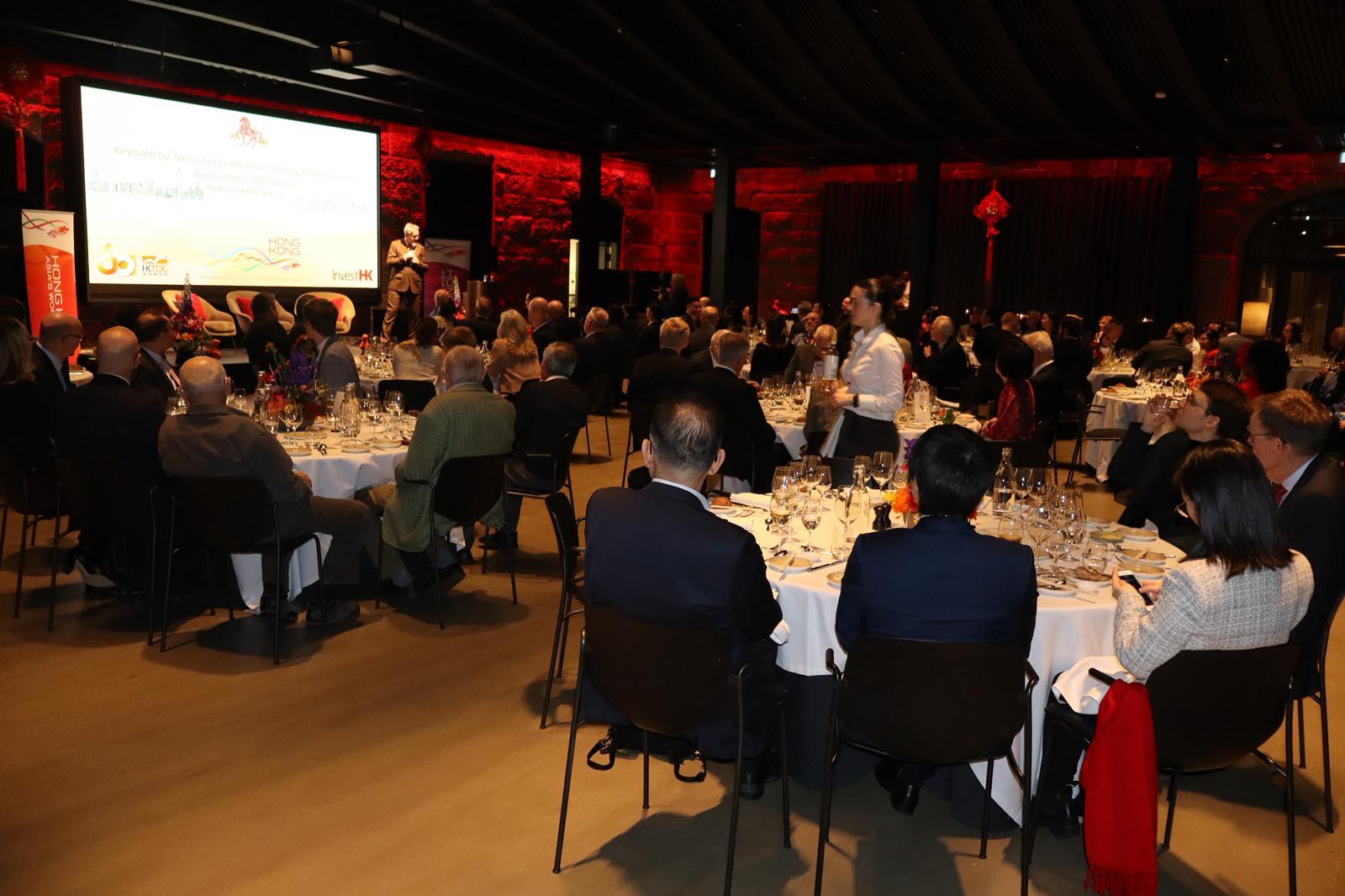 The Hong Kong Economic and Trade Office in London (London ETO), in collaboration with Invest Hong Kong and the Hong Kong Trade Development Council, hosted two celebratory and promotional events under the Economic and Trade Express platform to celebrate the Year of the Horse in Copenhagen, Denmark, and Helsinki, Finland, on February 10 and 11 respectively. The Copenhagen reception was well attended by over 130 guests, including representatives from the local business, academic and cultural sectors. 