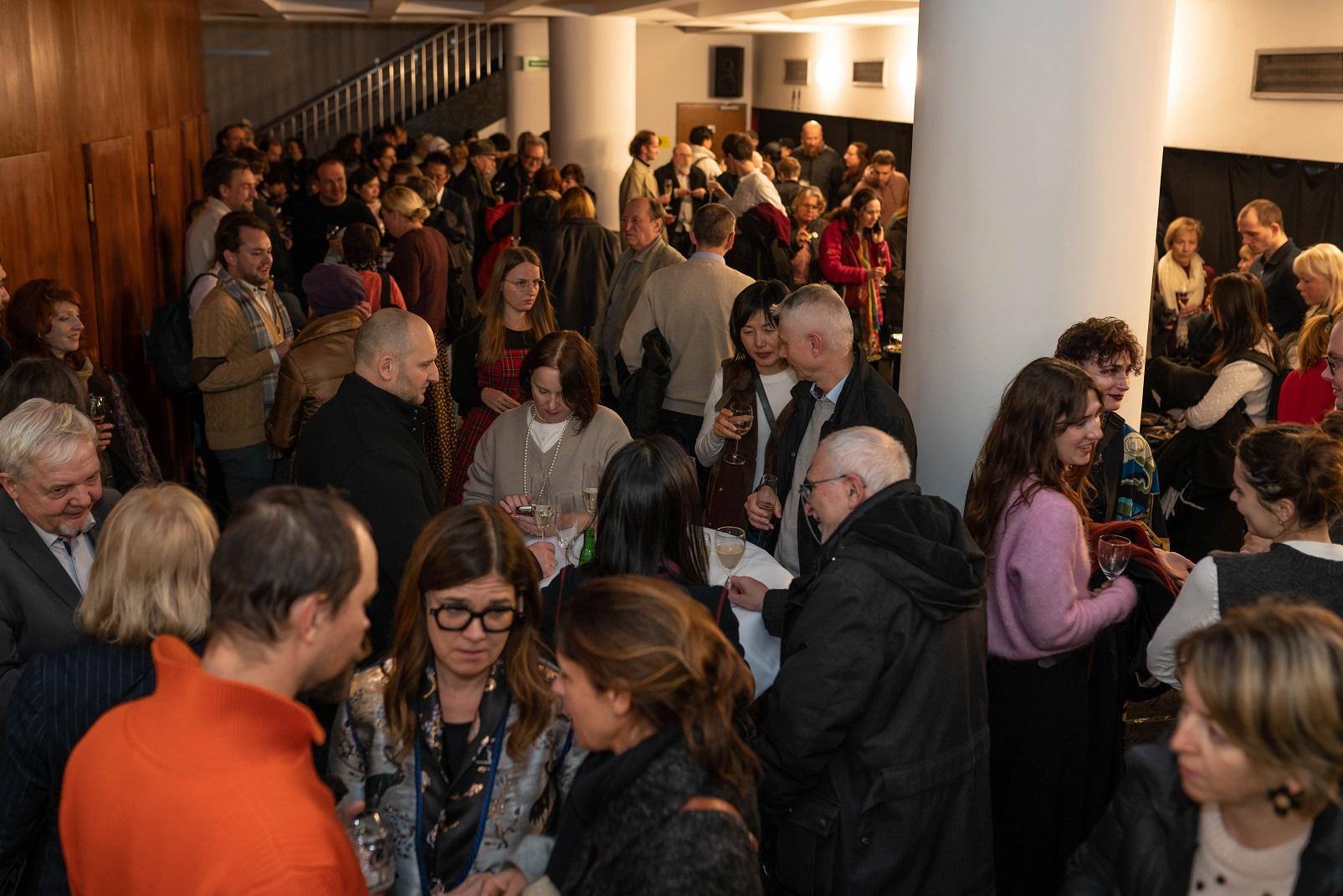 The Hong Kong Economic and Trade Office, Berlin supported the screening of Hong Kong films at the Filmasia festival held in Prague, Czechia. Photo shows the reception after the screening of "The Last Dance".
