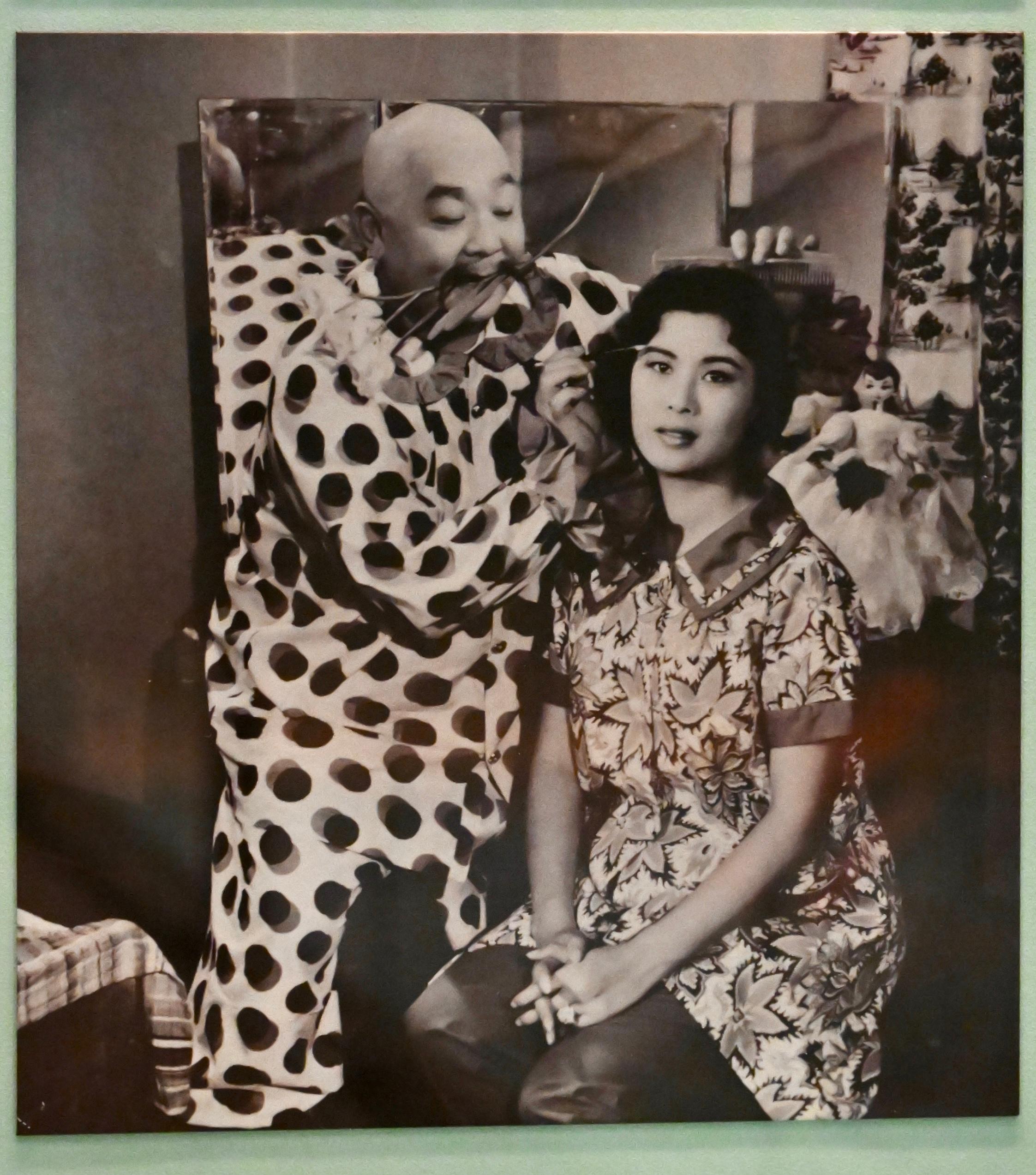 The exhibition "The King of Comic Roles" - Leung Sing Por is on display at the Hong Kong Heritage Museum, showcasing Leung's brilliant artistic journey spanning the realms of Cantonese opera, film and television. Photo shows a film still of "Silly Wong Growing Rich".