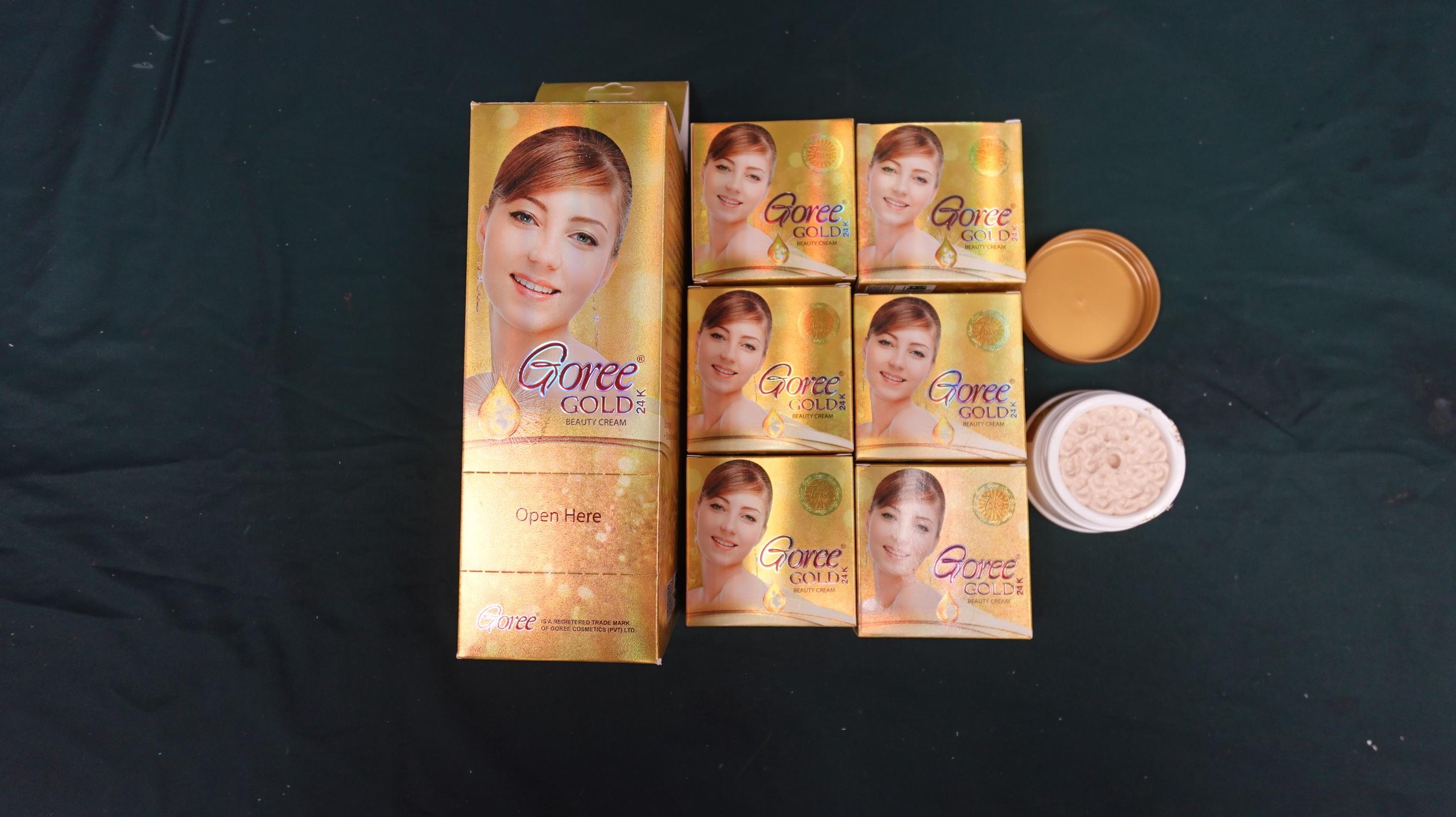 Hong Kong Customs and the Environmental Protection Department today (March 6) urged members of the public to stop using three types of whitening cream containing excessive mercury. Photo shows one type of the regulated mercury-added whitening creams involved in the case.