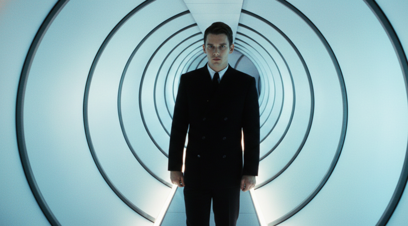 Jointly organised by the Film Programmes Office and the Hong Kong Science Museum of the Leisure and Cultural Services Department, the film programme "Future Vision" will showcase four sci-fi films. Photo shows a film still of "Gattaca" (1997). (&copy; 1997 Columbia Pictures Industries, Inc.)