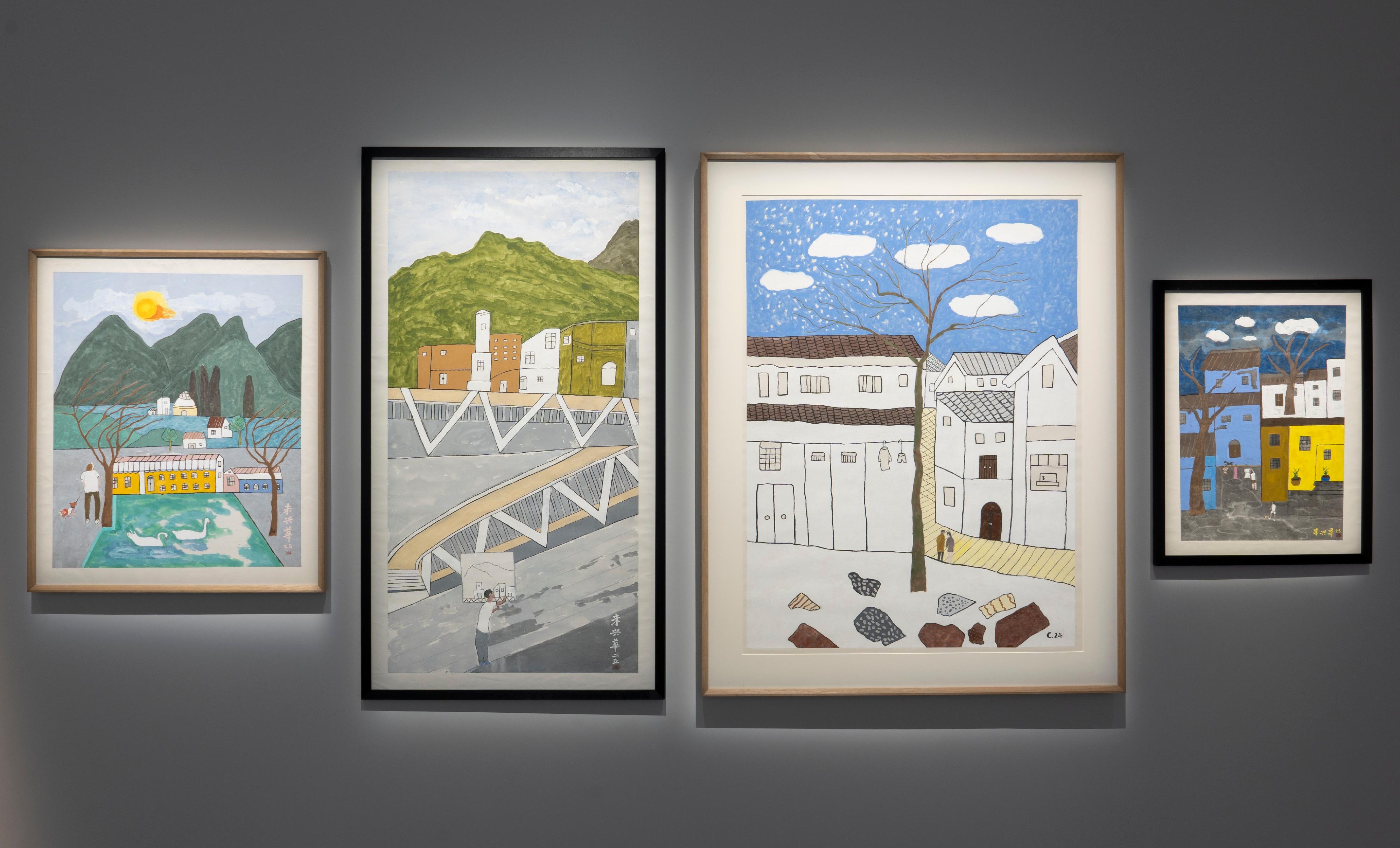 The Hong Kong Museum of Art is staging the "Live: Hong Kong Art Exhibition" starting from tomorrow (March 20), featuring artworks from 19 artists who are actively shaping the city's contemporary art scene. Photo shows artist Chu Hing-wah&rsquo;s artwork "Humble Life" Painting Series.