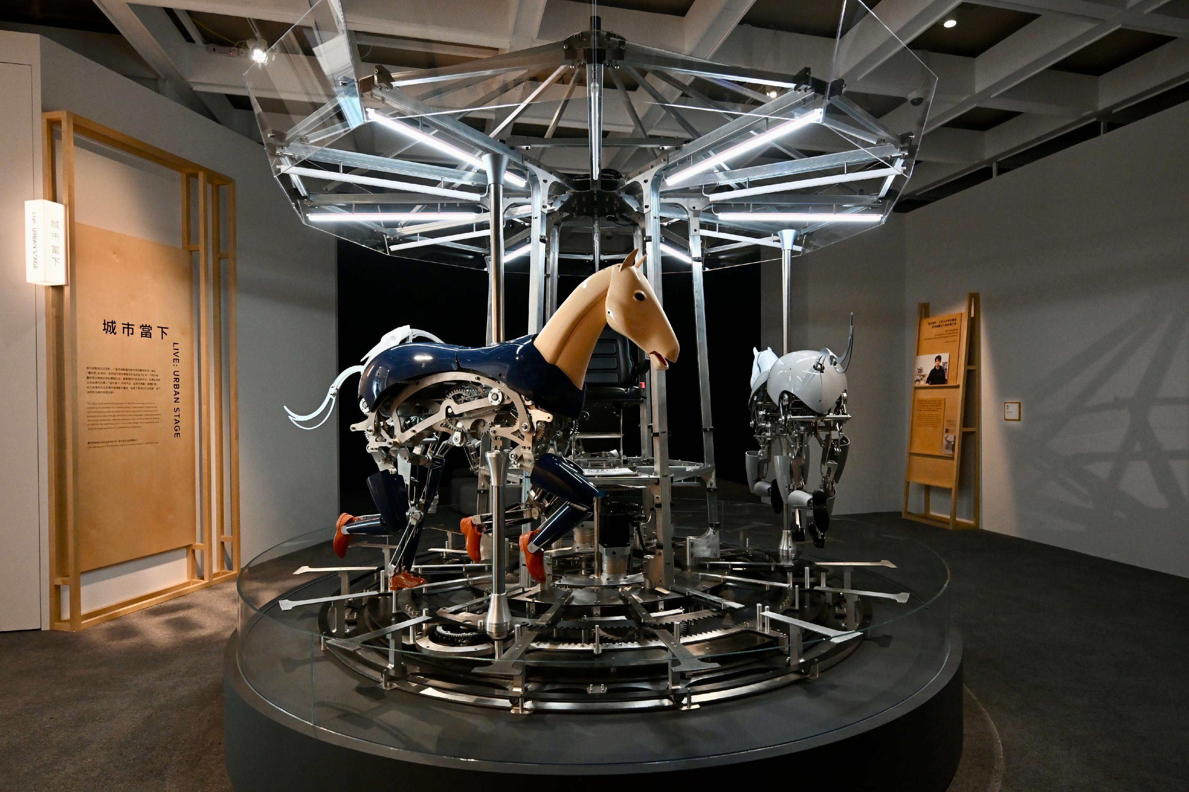 The Hong Kong Museum of Art is staging the "Live: Hong Kong Art Exhibition" starting from tomorrow (March 20), featuring artworks from 19 artists who are actively shaping the city's contemporary art scene. Photo shows artist Joseph Chan&rsquo;s artwork "Pride of Labour".