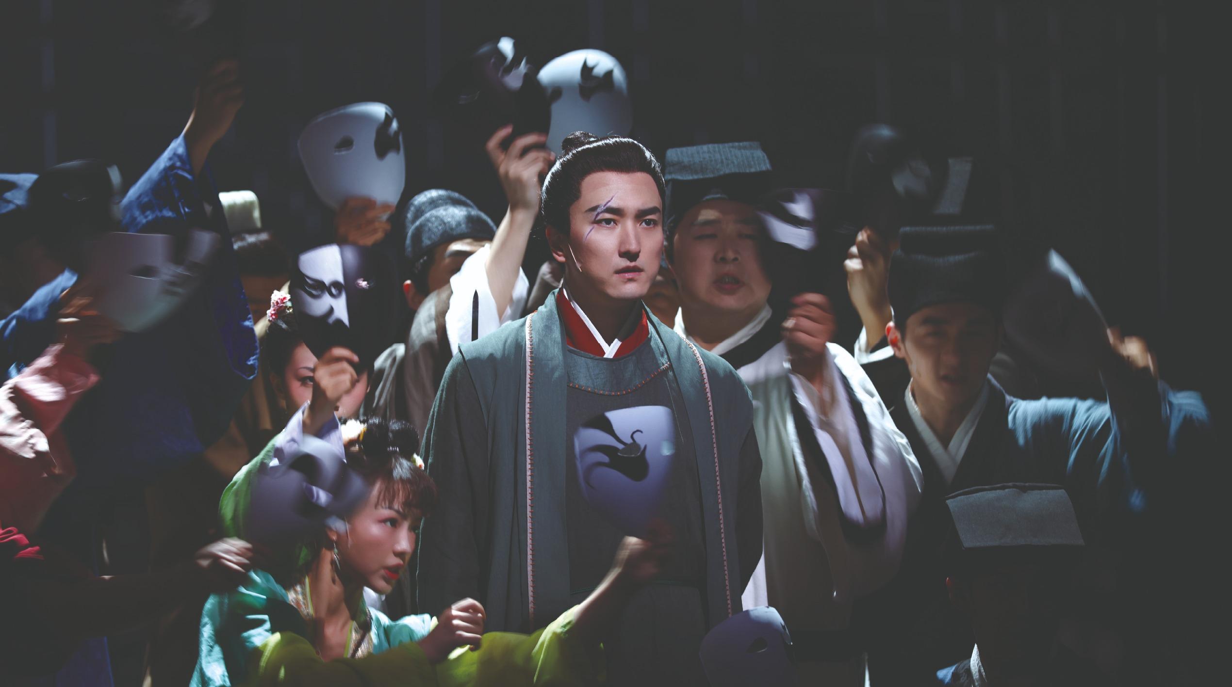 The Chinese Culture Festival 2026 will be held from June to September. Photo shows a scene from "The Code of The Dynasty" by Shanghai Dramatic Arts Centre.
