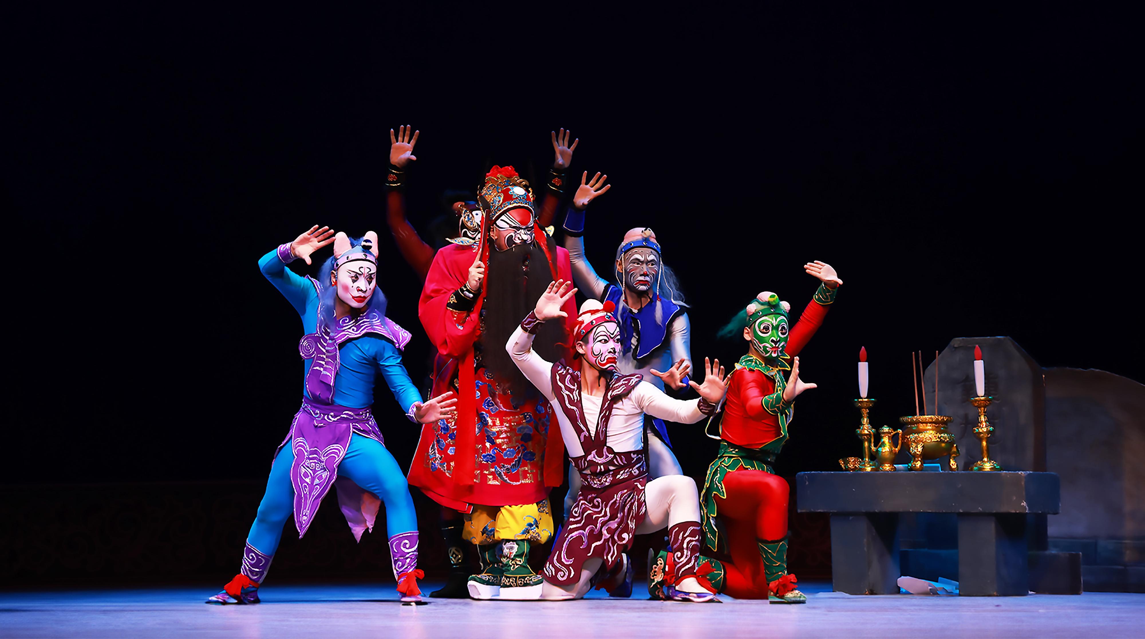 The Chinese Culture Festival 2026 will be held from June to September. Photo shows a scene from "Zhong Kui the Ghosteater" by the Hebei Bangzi Opera Theatre of Hebei Province, a programme of the Chinese Opera Festival 2026.