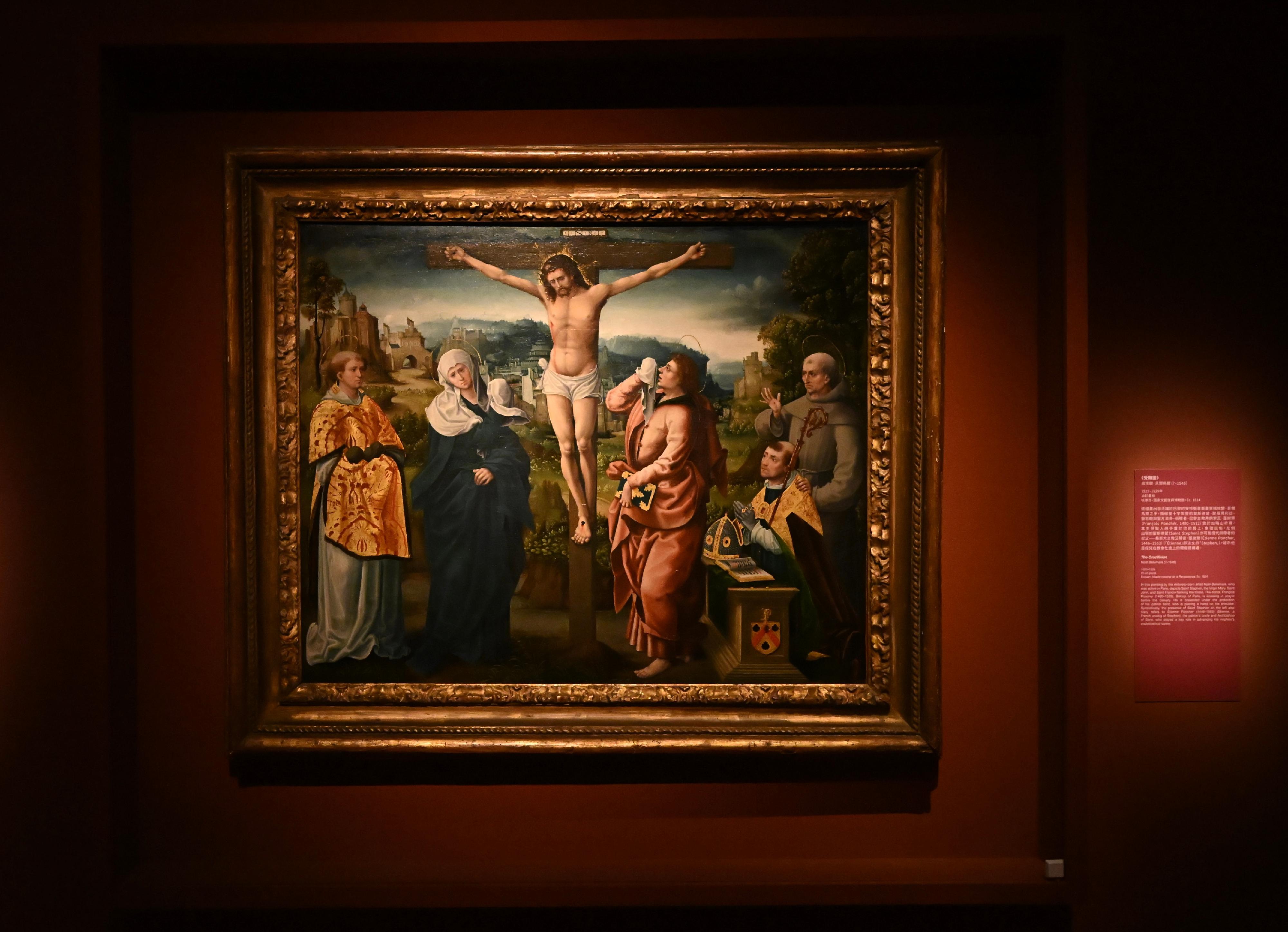 The Hong Kong Heritage Museum is staging "The Hong Kong Jockey Club Series: Meet Mona Lisa & Portraying the Renaissance" exhibition starting from tomorrow (May 1). Photo shows the "The Crucifixion" by No&euml;l Bellemare.