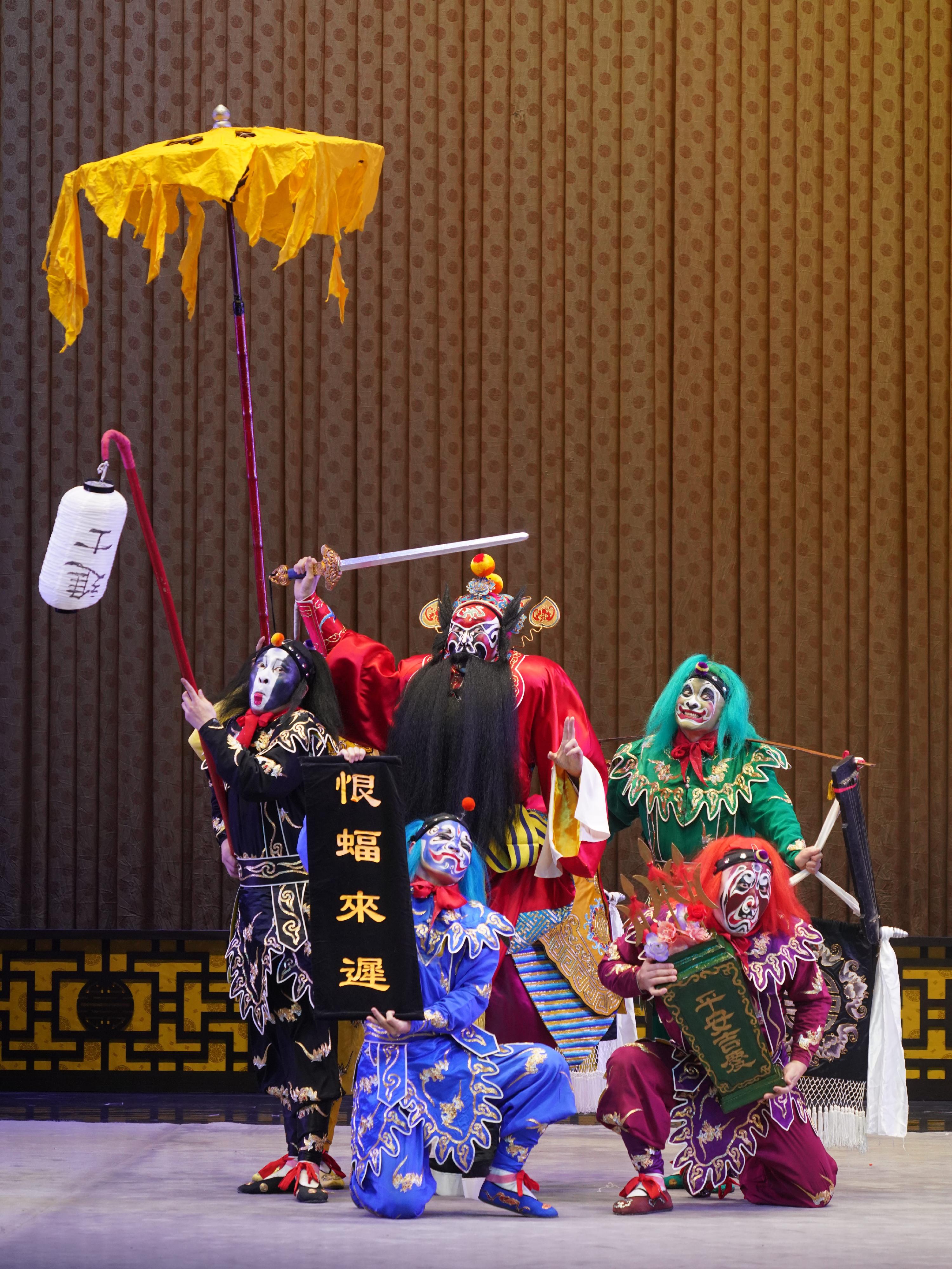 頂尖武生六月雲集香港參與「京劇大武生藝術展演」,為「中華文化節2026」的戲曲演出打響頭鑼。圖示《鍾馗嫁妹》劇照。