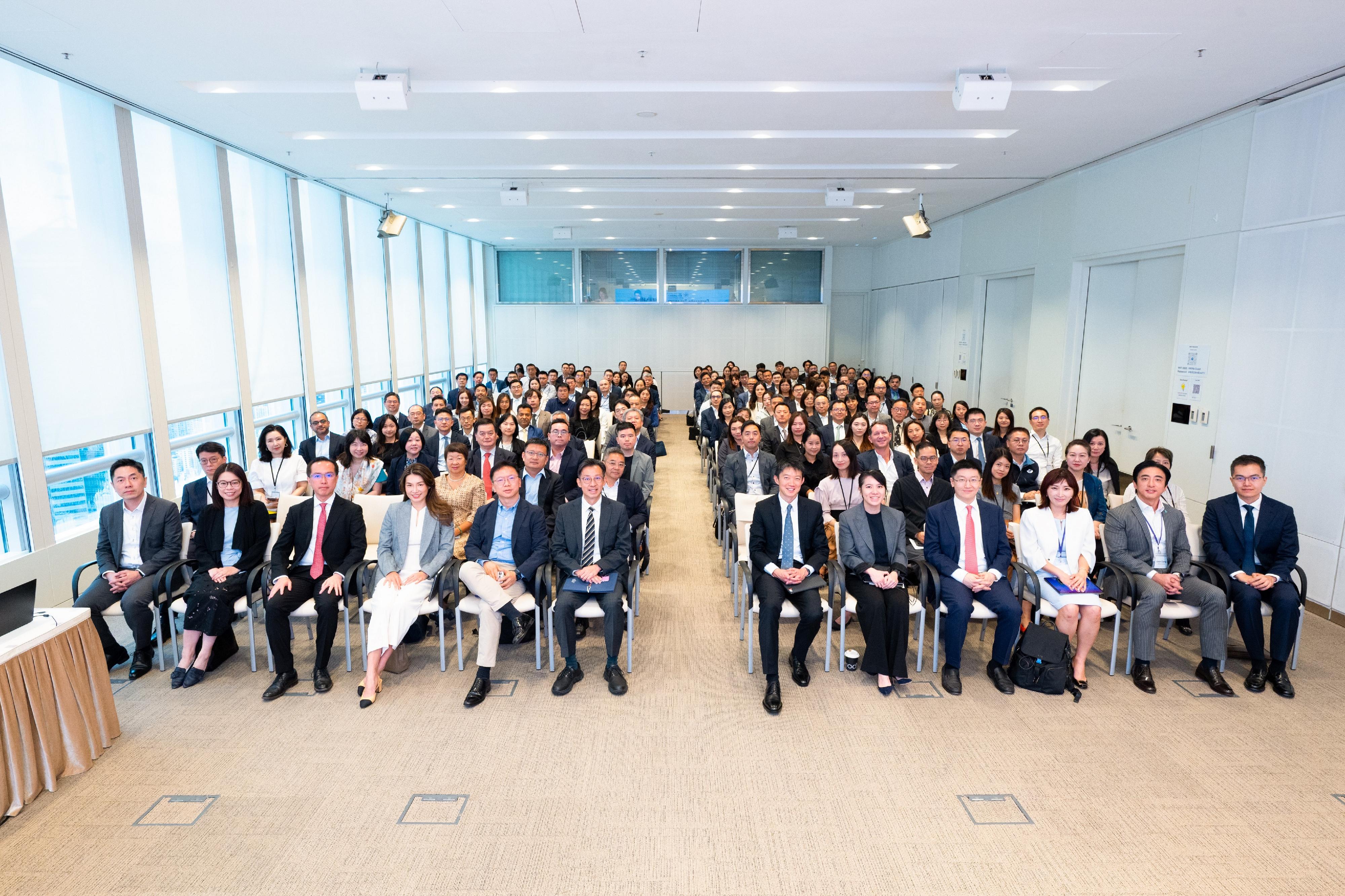Over 150 guests from corporates, financial institutions and treasury associations attend the seminar on Corporate Treasury x Tokenisation: The Hong Kong Advantage in Action earlier this week.