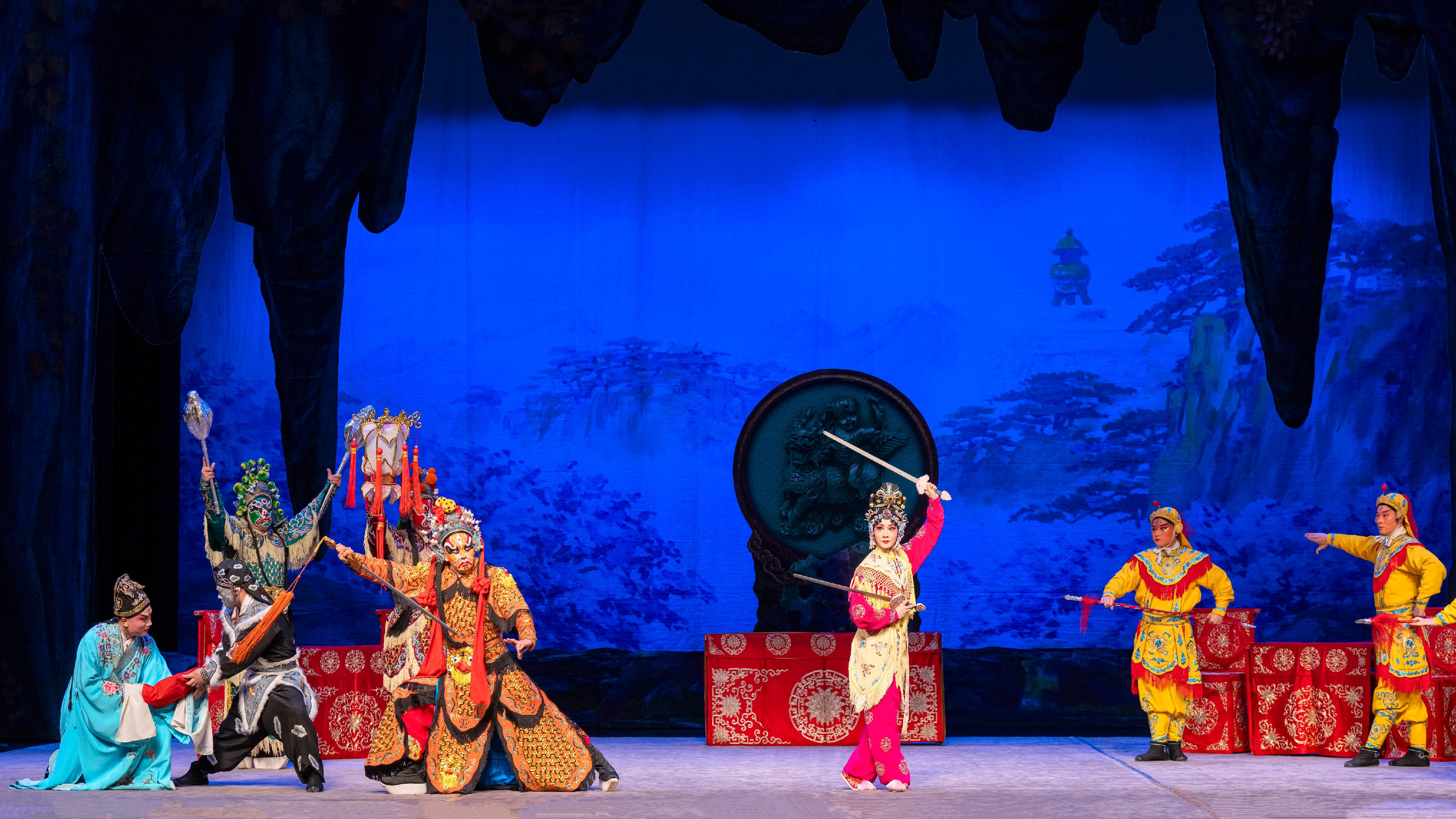 The Chinese Culture Festival 2026 has invited the Hebei Bangzi Opera Theatre of Hebei Province to perform in Hong Kong in July. Photo shows a scene of "The Magic Lotus Lantern".