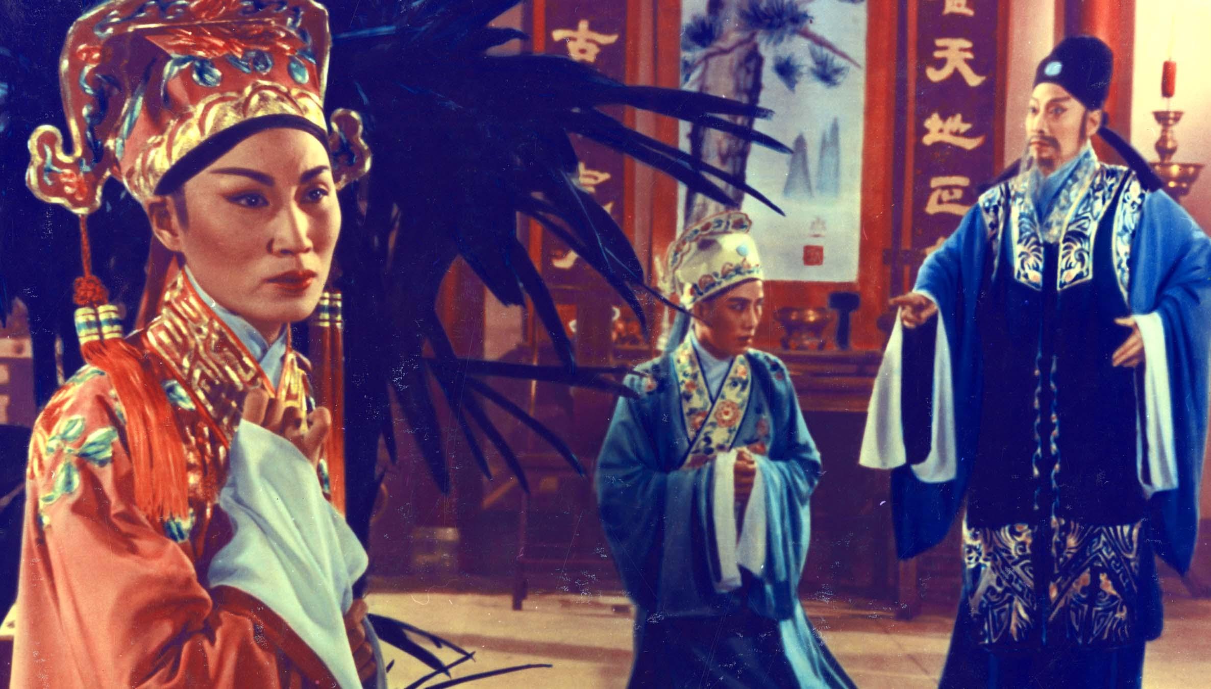 The Hong Kong Film Archive (HKFA) of the Leisure and Cultural Services Department will launch the screening programme entitled "Gems of Chinese Opera Film" from August 16 to September 20, featuring four classic Chinese opera films from the 1950s and 1960s at the HKFA Cinema. Photo shows a film still of "The Lost Kite" (1957) (2K Digitised Version).