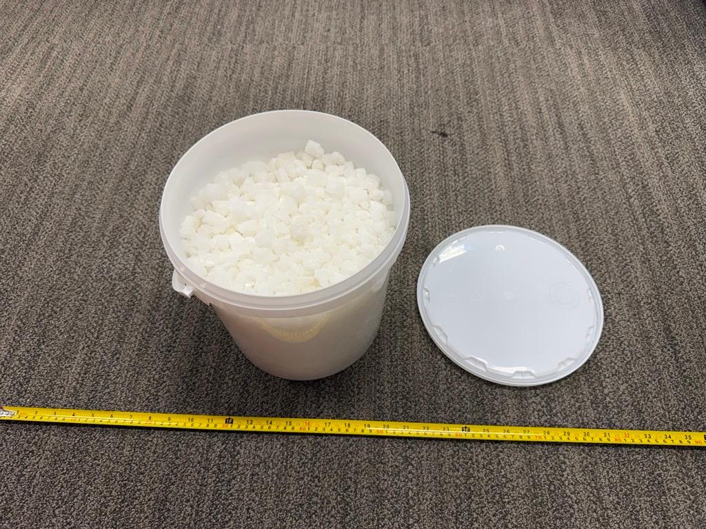 Hong Kong Customs detected a dangerous drug case on July 16, and seized about 131 kilograms of suspected ketamine, with an estimated market value of about $51.4 million. Three persons suspected to be connected with the case were arrested. Photo shows some of the suspected ketamine seized.